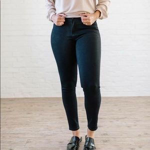 Black high waisted skinnies